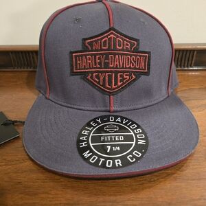Harley-Davidson Charcoal and Crimson Cap
